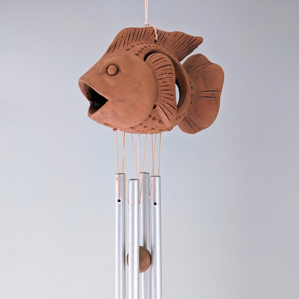 🇵🇱 Clay Goldfish Wind Chime From Poland
